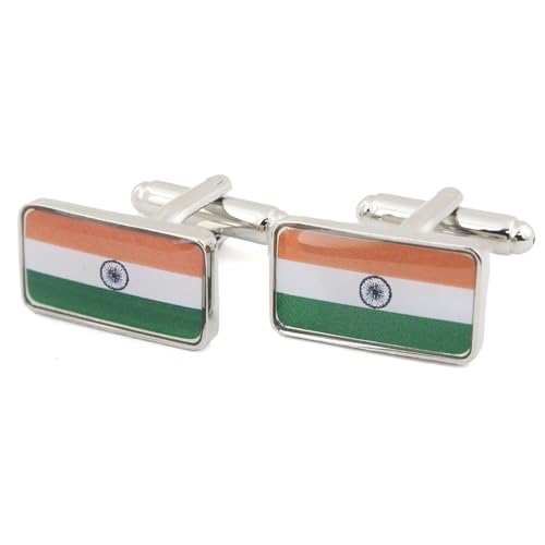 Peluche National Flag Cufflinks for Men - Image 1