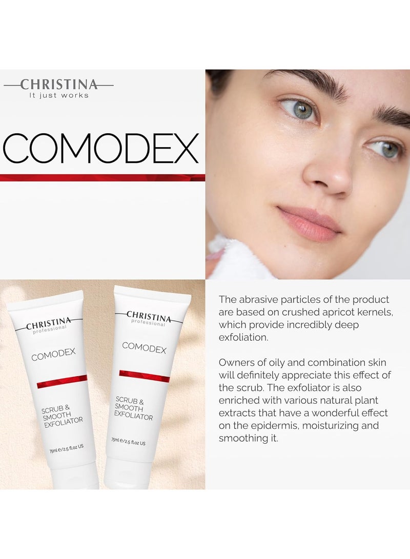 Christina COMODEX | SCRUB & SMOOTH EXFOLIATOR 75 ML  - Image 4