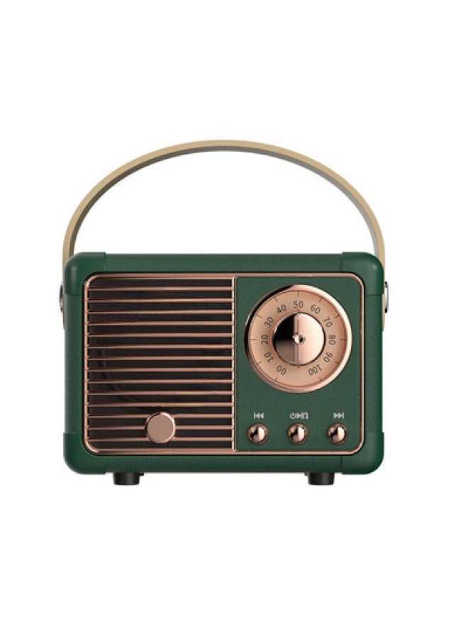 Neutral New Bluetooth Speaker Retro Mini Portable Audio Card Radio Wireless Computer Smart Gift Manufacturers - Image 1