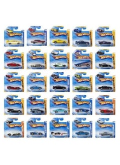 Basic 1:64 Die-Cast Cars, Assortment - 2 Pieces - Style May Vary