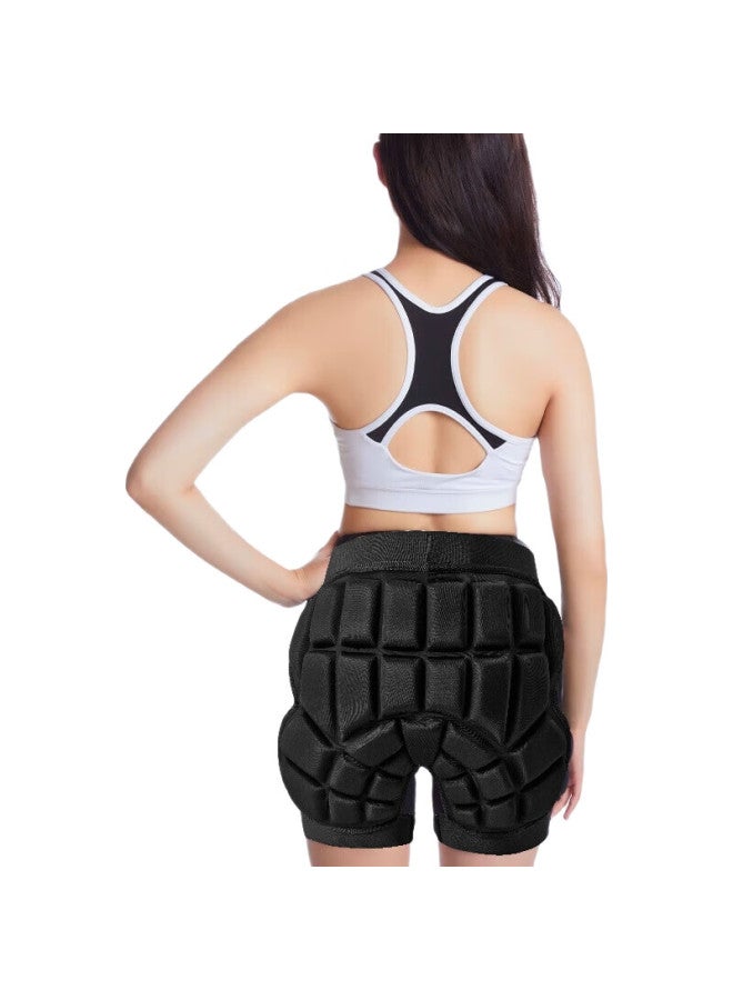 JD.com Jd Jingzao Anti-Fall Pants, Roller Skating Skateboarding Skiing Ice Skating Protective Gear, Outdoor Sports Hip Pad, Black - Image 1