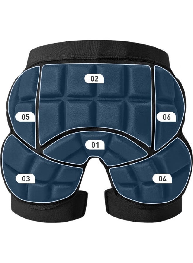 JD.com Jd Jingzao Anti-Fall Pants, Roller Skating Skateboarding Skiing Ice Skating Protective Gear, Outdoor Sports Hip Pad, Black - Image 3