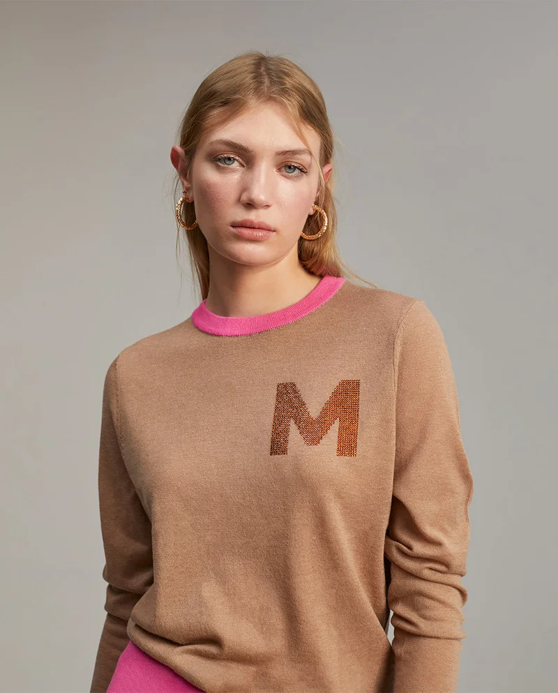 Lola Casademunt Sweater with rhinestone detail