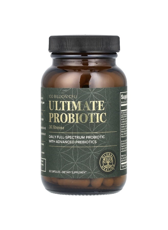 Global Healing Global Healing, Ultimate Probiotic, 100 Billion CFU, 60 Capsules  - Image 1