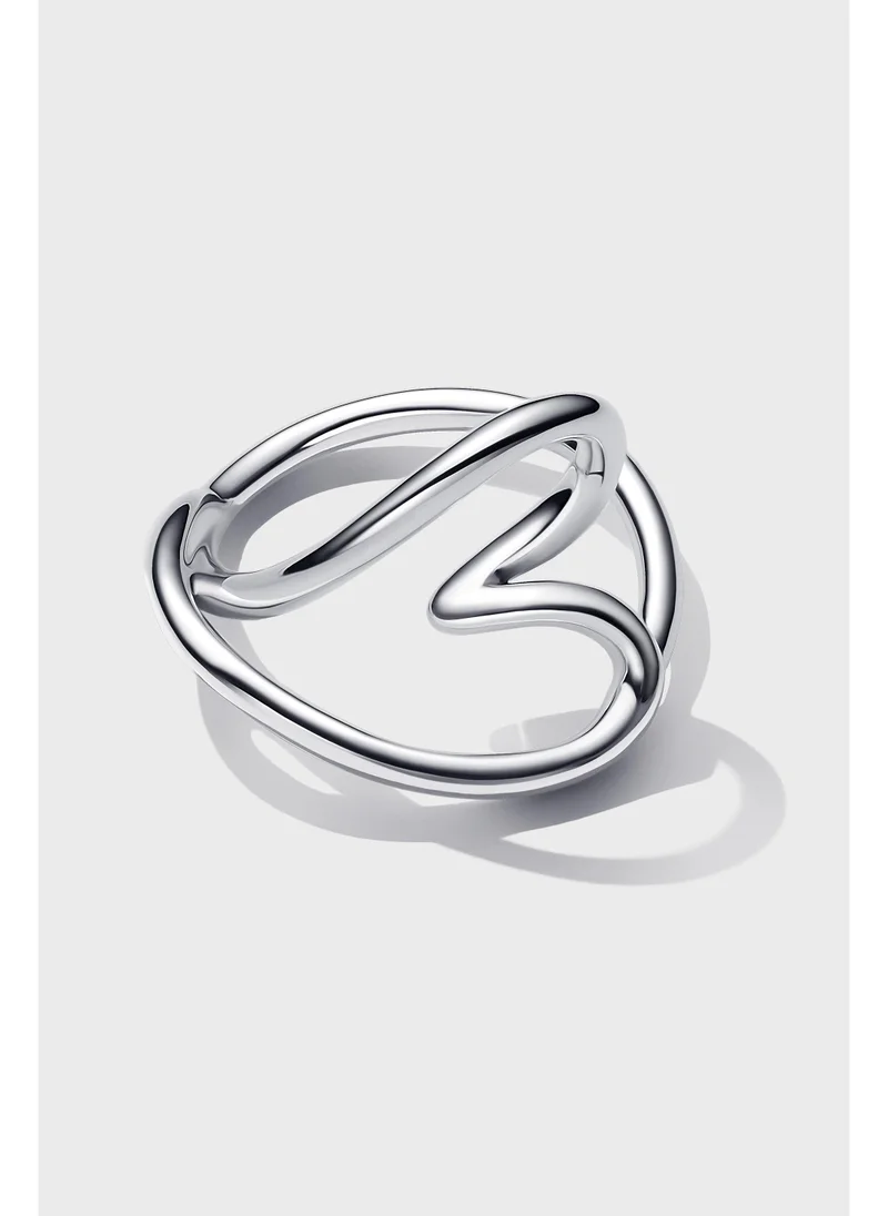 PANDORA Organically Shaped Heart Ring