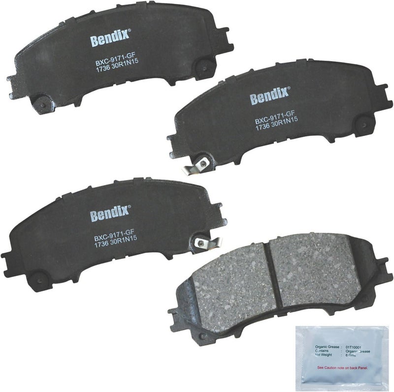 Bendix Premium Copper Free CFC1736 Ceramic Brake Pad (Front) - Image 1