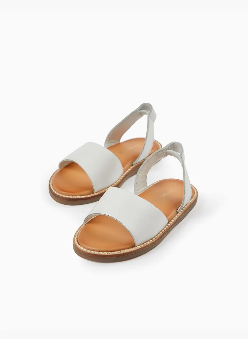 زيبي Zippy Leather Sandals For Baby Girls