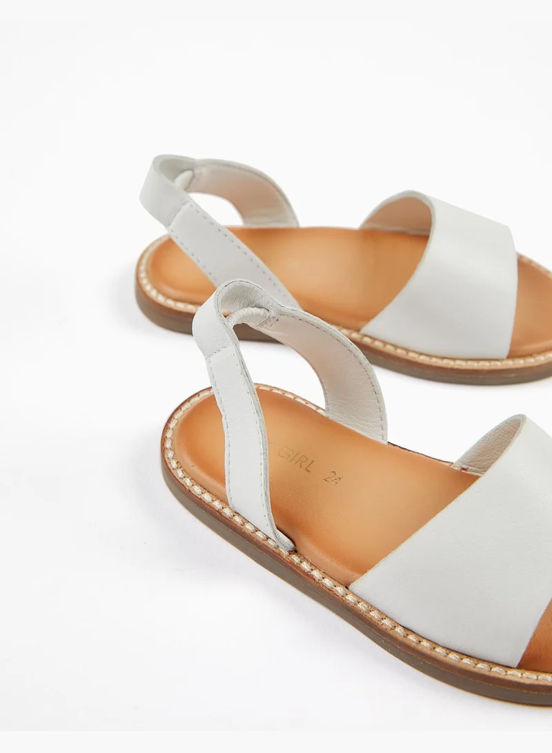 زيبي Zippy Leather Sandals For Baby Girls