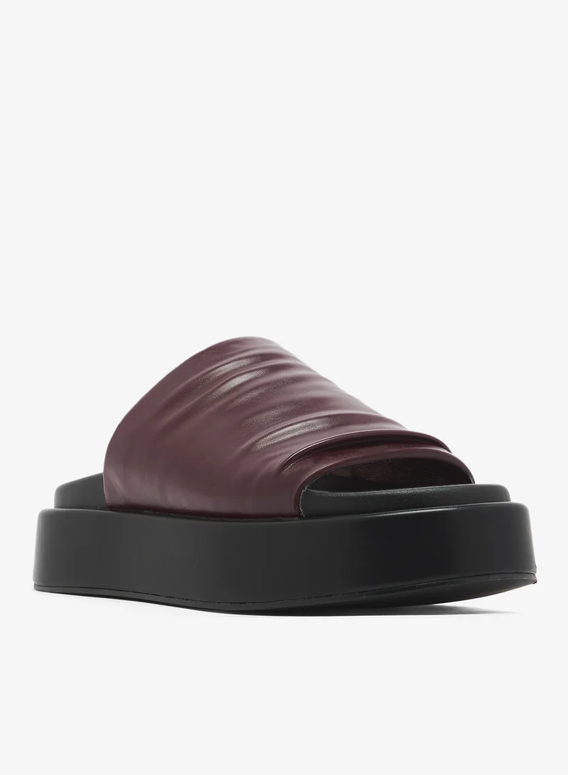 London Rebel Remi Single Strap Flat Sandals