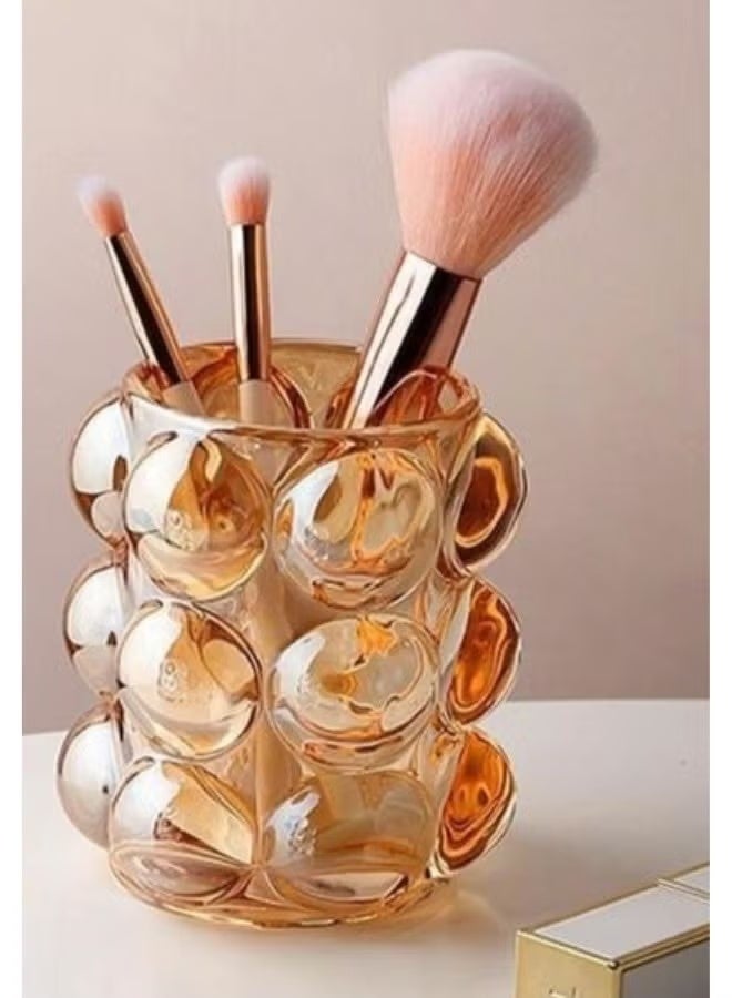 Crystal Bubble Makeup Brush Organizer Decorations Multipurpose Accessories Organizer Home Decor - Image 3