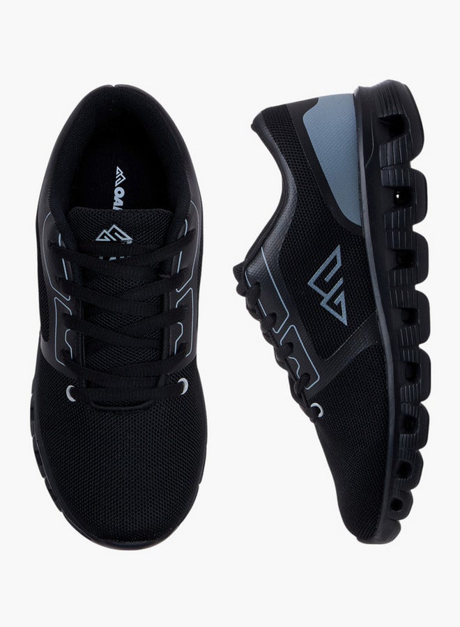 Oaklan by Shoexpress Textured Lace-Up Sports Shoes - Image 3