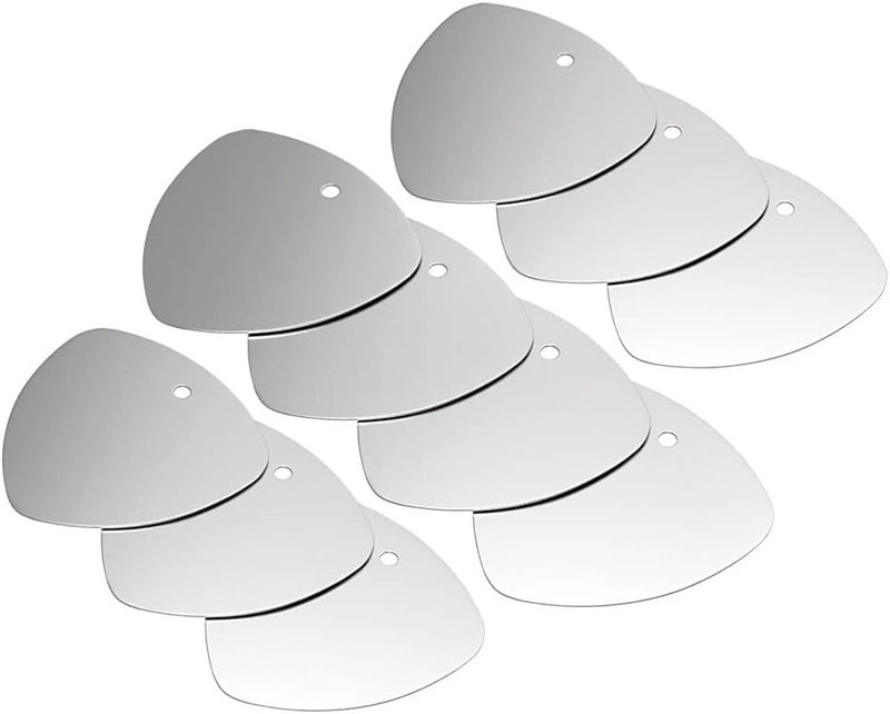 Zoucsj 10 New Pieces Universal Metal Triangle Plastic Pry Opening Tool Compatible With iPhone, Galaxy, Pixel Mobile Phone Laptop Tablet LCD Screen Case Disassembly Scraper Repair Tools Guitar Picks - Image 1
