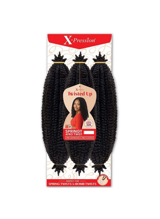 Outre Braids Outre Crochet Braids Xpression Twisted Up 3X Springy Afro Twist 16" (5Pack 2T1B/425) - Image 2