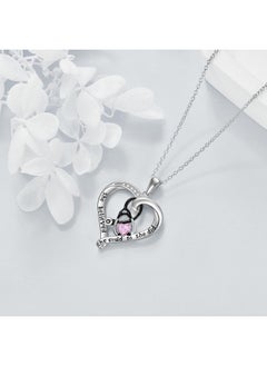 WINNICACA Nurse Graduation Gifts For Nurse Female Sterling Silver Stethoscope Necklace For Women October Birthstone Pink Heart Jewelry For Doctor Medical Student She Believe She Could So She Did  - Image 5