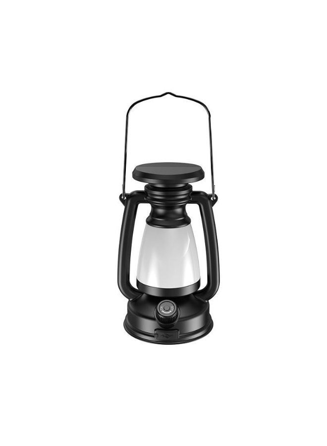 Type-C Fast Charging Camping Lantern - Portable Multi-functional Outdoor Tent Light with USB Solar Charging  - Image 1