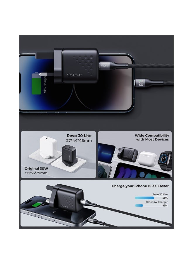 فولتمي بكج شحن فولتمي شاحن متنقل هايبركور بسعة 10000 مللي امبير وبقوة 22.5 واط وشاحن جداري وسلك شحن - أزرق داكن - Image 4