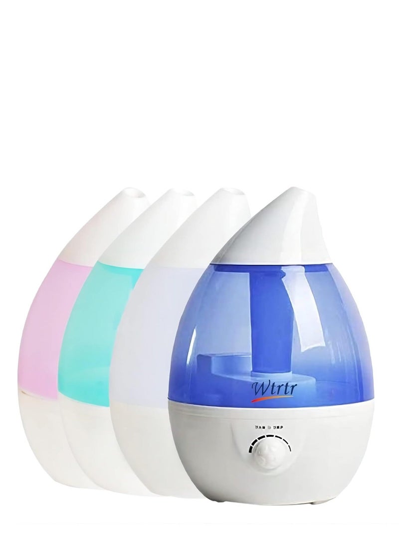 Wtrtr Cool Mist Humidifier for Bedroom, 3L Ultrasonic Air Humidifier for Babies, Premium Humidifying Unit, Whisper-Quiet Operation & Automatic Shut-Off - Image 1