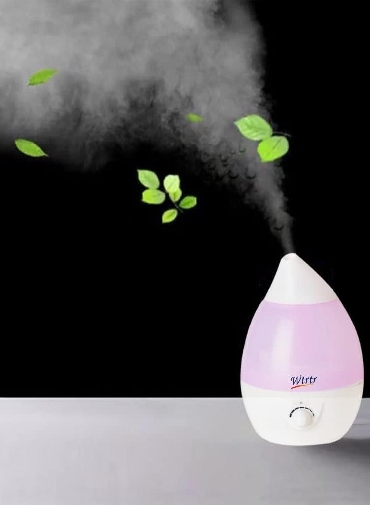 Wtrtr Cool Mist Humidifier for Bedroom, 3L Ultrasonic Air Humidifier for Babies, Premium Humidifying Unit, Whisper-Quiet Operation & Automatic Shut-Off - Image 2