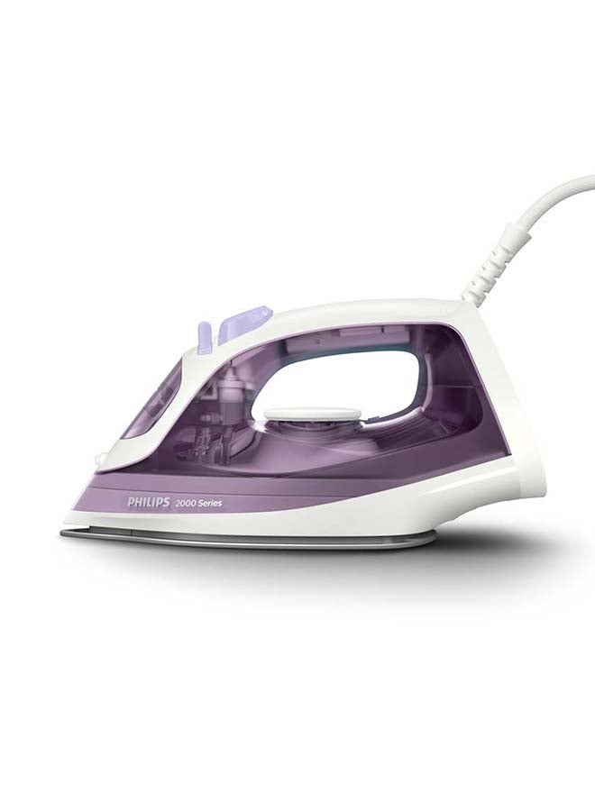 Philips 2000 Series Steam iron 1700-2000 W 250 ml 2000 W DST2020/36 purple - Image 1