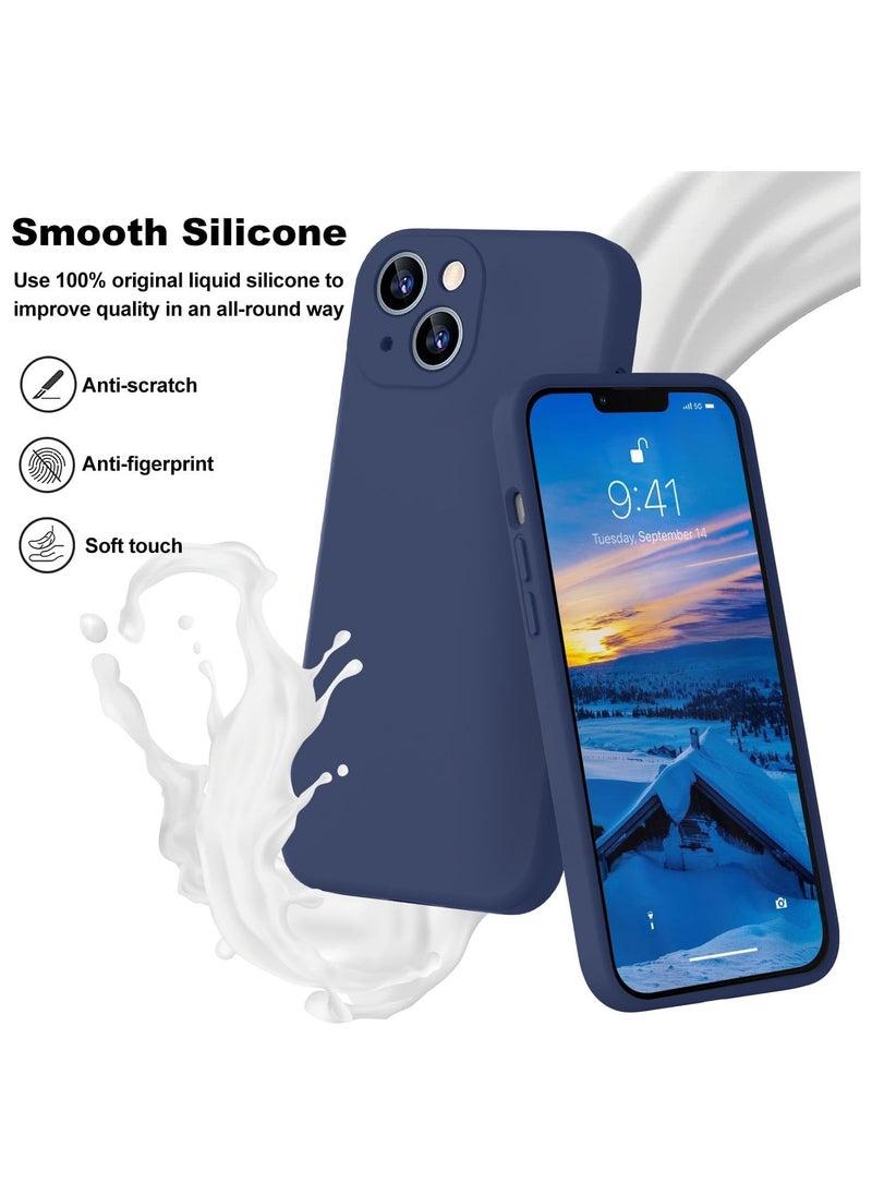 ICARLUS Case for Apple iPhone 14 Plus 6.7 inch Silicone Cover Soft Blue  - Image 2