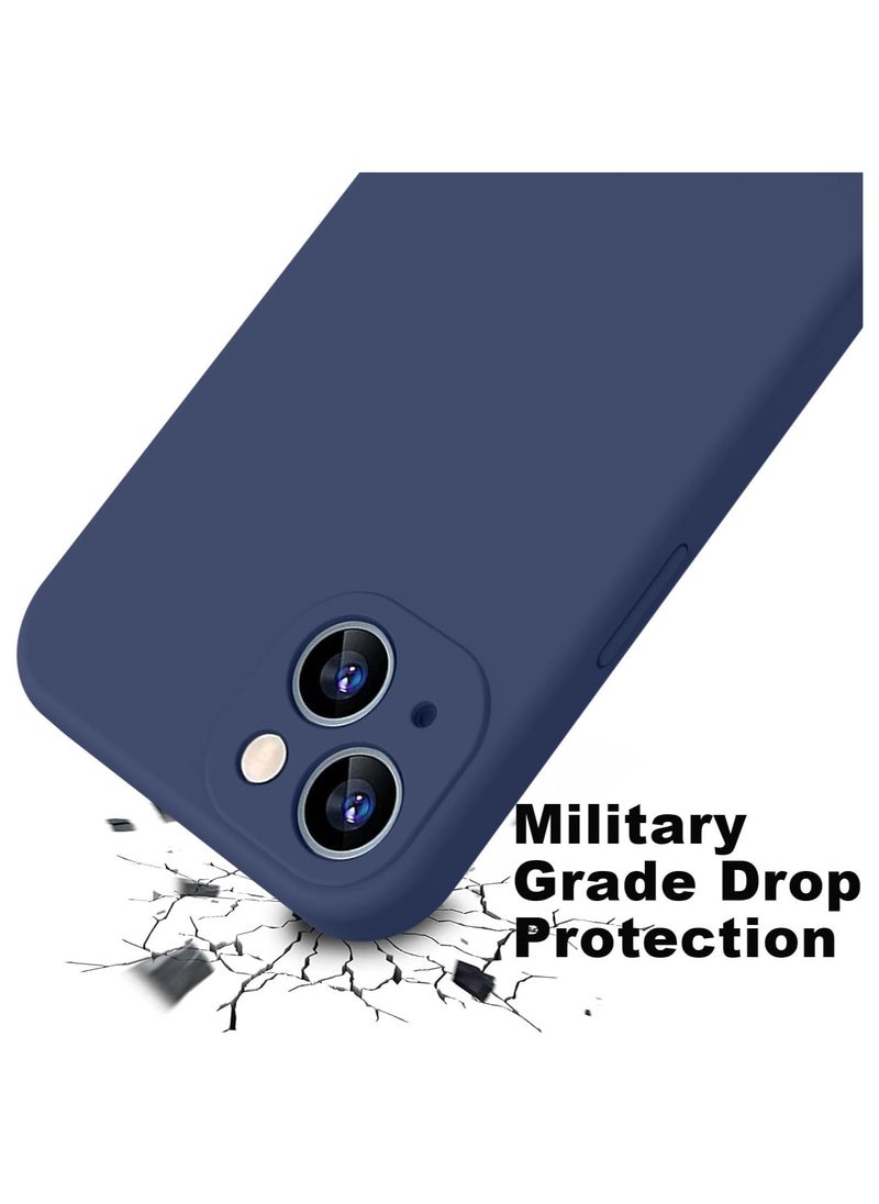 ICARLUS Case for Apple iPhone 14 Plus 6.7 inch Silicone Cover Soft Blue  - Image 5