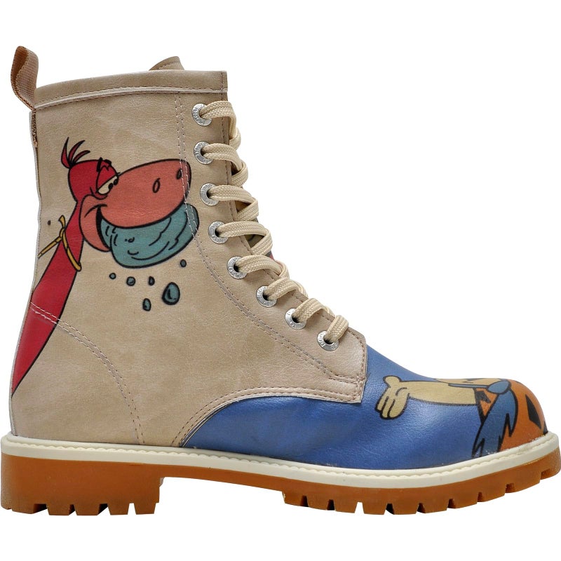 DOGO Long Boots for Women â€“ Vegan Leather and Unique Design Womens Winter Boots, Comfortable and Stylish Womens Boots, Family Rocks Flintstones, Size 5.5 - Image 3
