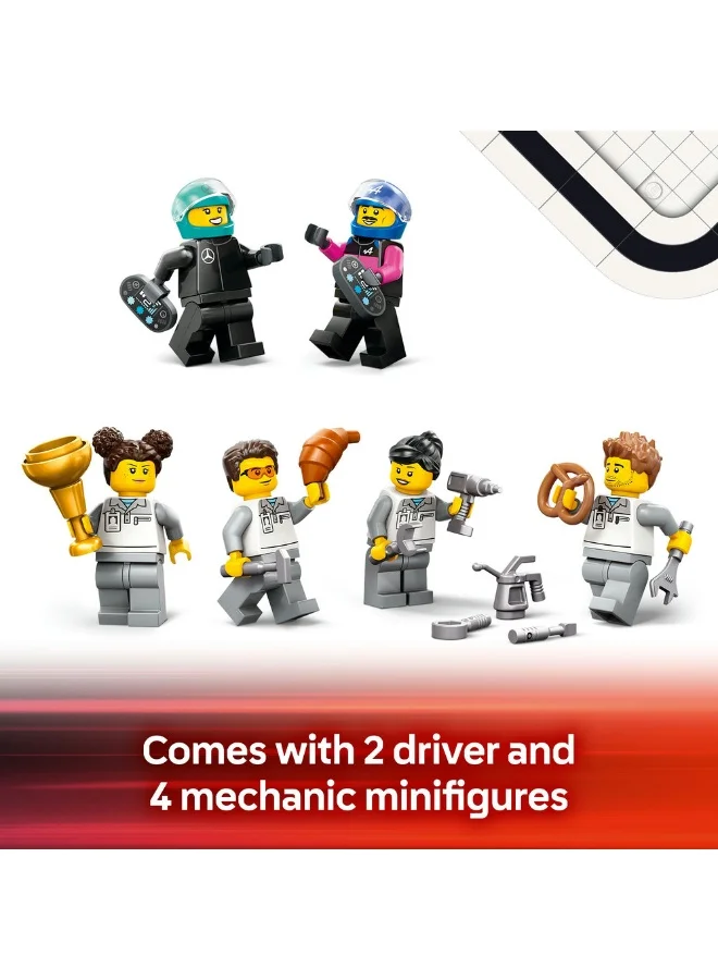 LEGO Lego City F1® Garage & Mercedes-Amg & Alpine Cars 60444 (678) Pieces