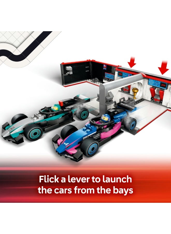 LEGO Lego City F1® Garage & Mercedes-Amg & Alpine Cars 60444 (678) Pieces  - Image 5