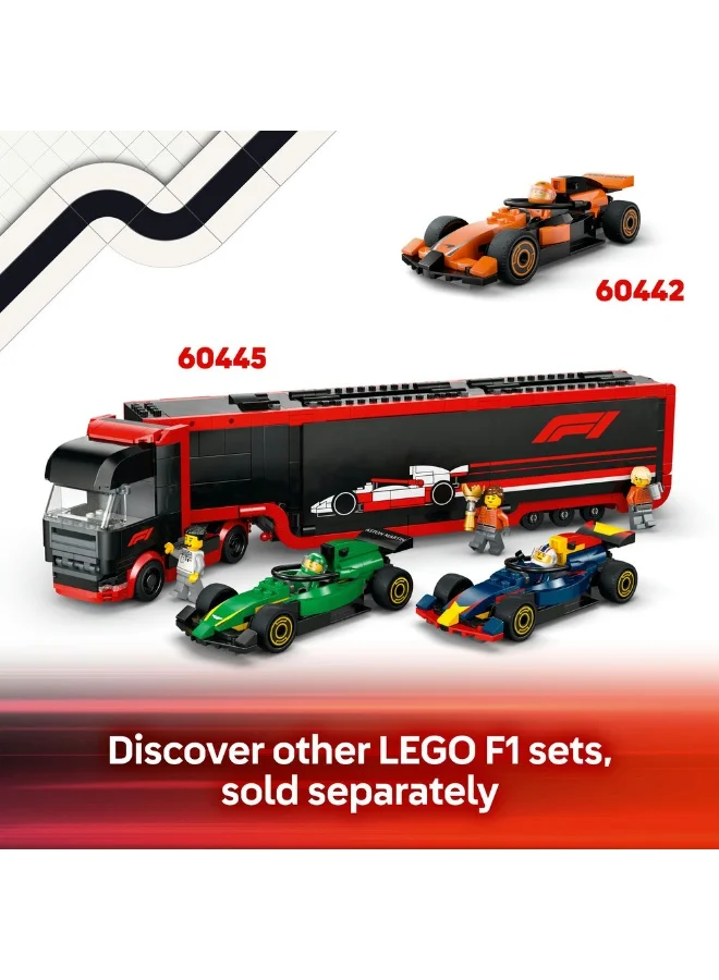 LEGO Lego City F1® Garage & Mercedes-Amg & Alpine Cars 60444 (678) Pieces