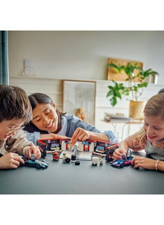 LEGO City F1 Garage & Mercedes-AMG & Alpine Cars - Toy Formula 1 Racing Vehicles Set with 2 Drivers & 4 Mechanic Minifigures - Gifts for 7+ Year Old Boys & Girls or Adult Fans - 60444 (678 pieces)  - Image 3