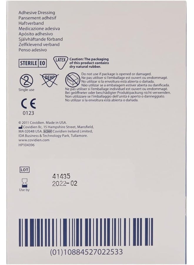 Covidien 6017 Telfa Adhesive Dressing, Sterile 1's in Peel-Back Package, 2" x 3" (Pack of 100) - Image 4