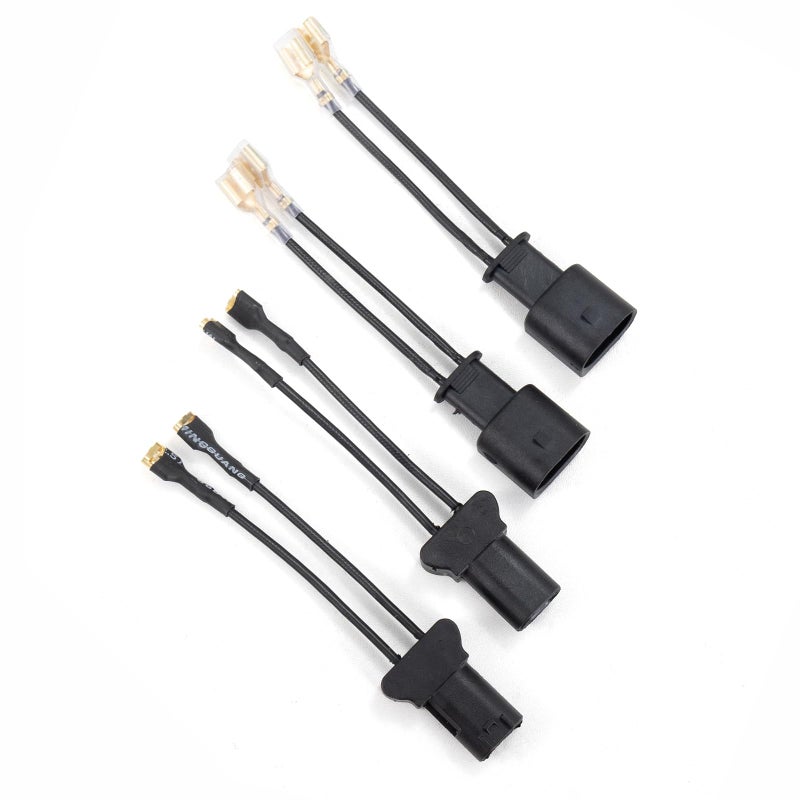 جهاز تنبيه السيارة FARBIN موصل خاص متوافق مع محول بوق BMW مجموعة أسلاك موصل بوق السيارة 2 قطعة