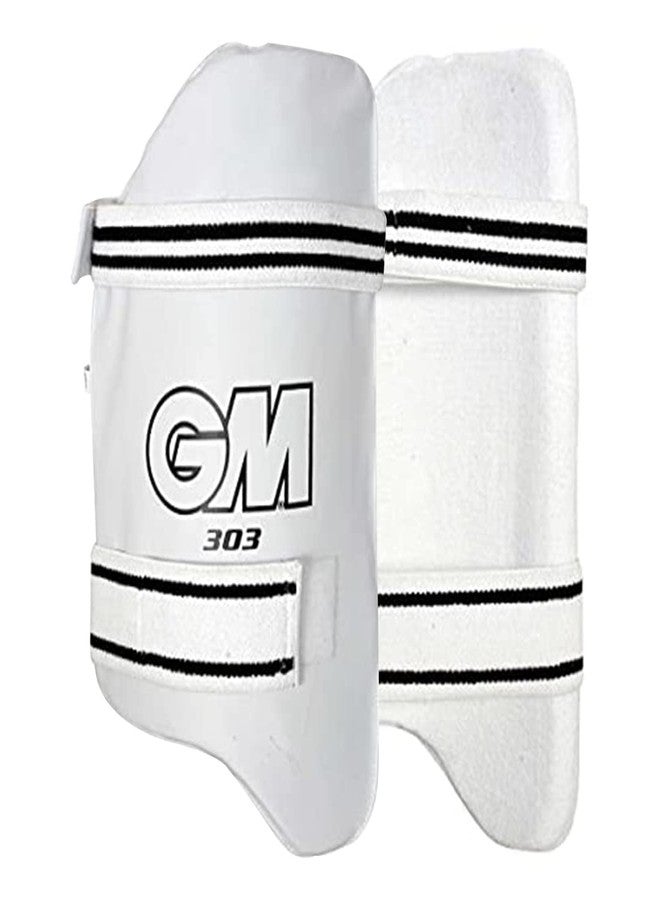 GM 303 Cricket Thigh Pad for Mens, Size - Boys, Colour - White - Image 2