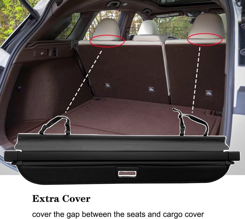 Vesul Retractable Rear Trunk Cargo Cover for Infiniti QX50 (2019-2024) - Security Shade and Privacy Screen - Image 4