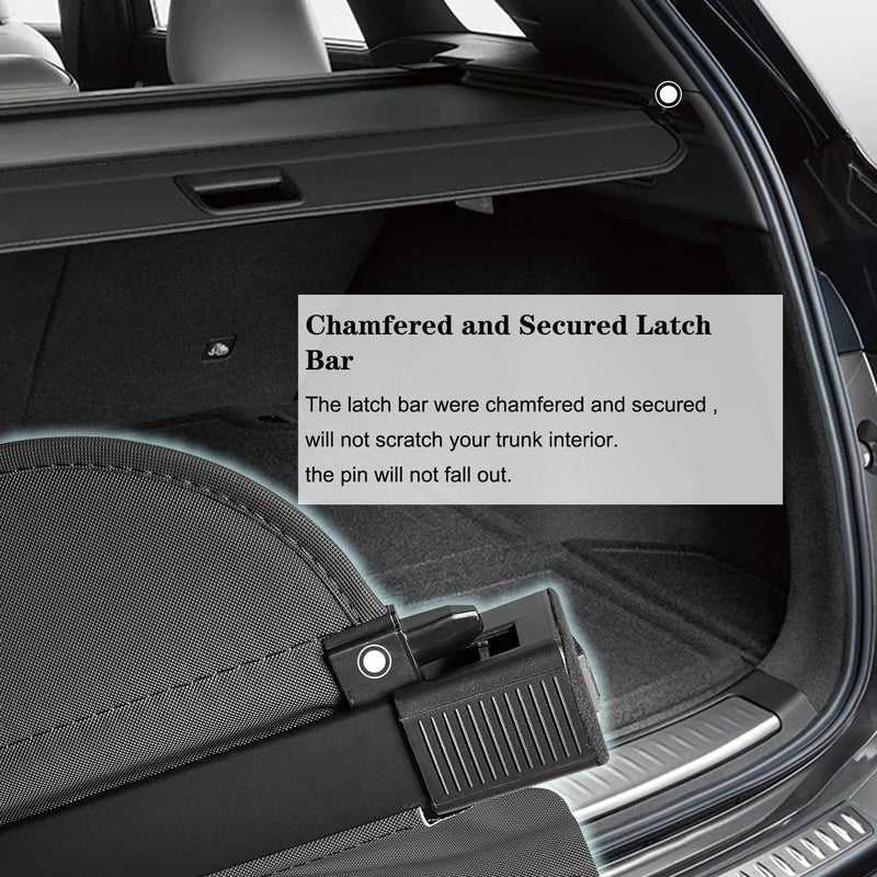 Vesul Retractable Rear Trunk Cargo Cover for Infiniti QX50 (2019-2024) - Security Shade and Privacy Screen - Image 5