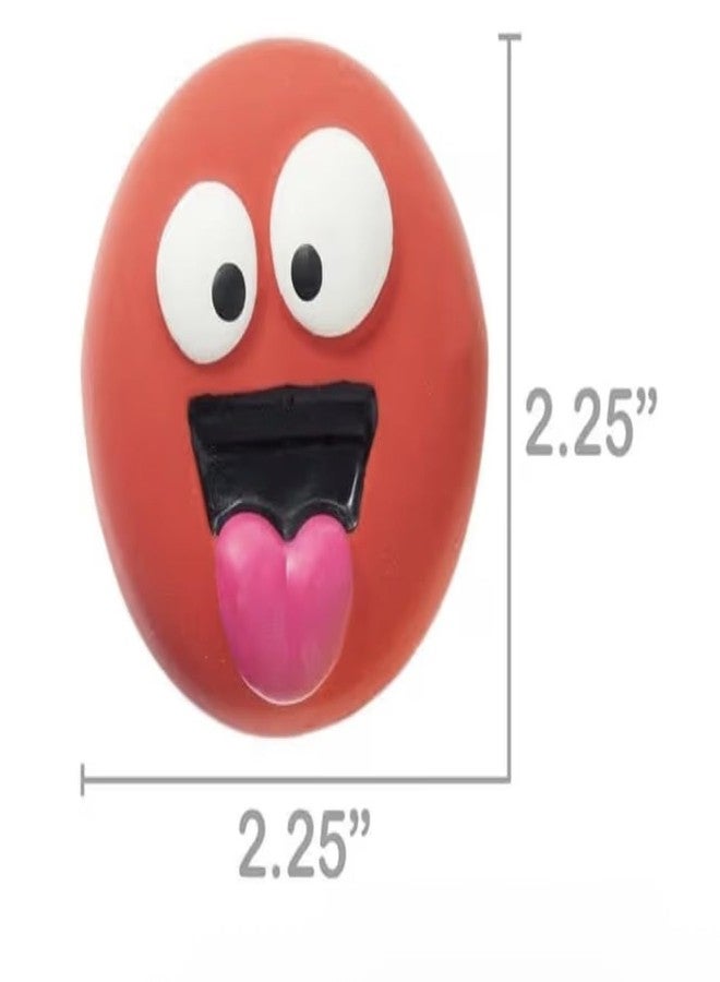 Emoticon Latex Dog Toy (5 Pack) Squeaky Animal Toys for Dogs & Puppies, Soft & Durable for Indoor Play, Lightweight Chew Toys with Built-in Squeakers - Image 4