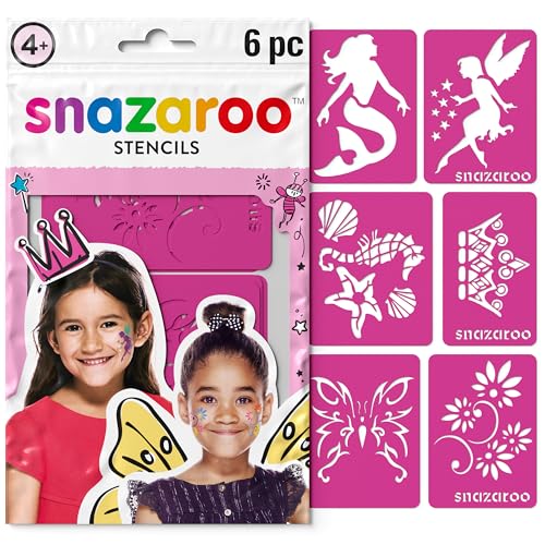 Snazaroo قوالب طلاء الوجه سنزارو، مجموعة من 6، خيالي - Image 1