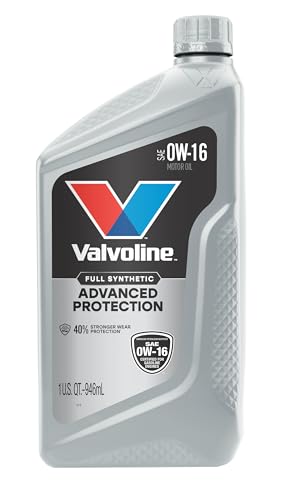 Valvoline Advanced Full Synthetic SAE 0W16 Motor Oil 1 QT - Image 1