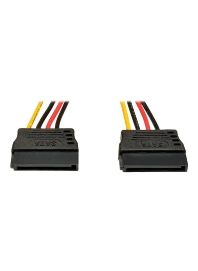 Generic SATA 15-Pin Power Adapter Cable, SATA 15 Pin Male to SATA 15 Pin Female Power Y-Splitter Extension Cable SATA to SATA Connector (15CM)  - Image 5