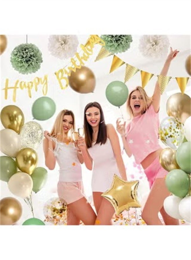 هومستر حفلة عيد ميلاد ديكور بالون قوس قرد مجموعة مع عيد ميلاد سعيد بالون لافتة، ورق بالون، ستارة هامشية وشريط - Image 3