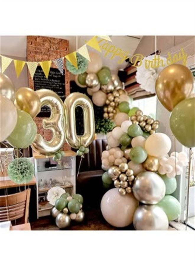 هومستر حفلة عيد ميلاد ديكور بالون قوس قرد مجموعة مع عيد ميلاد سعيد بالون لافتة، ورق بالون، ستارة هامشية وشريط - Image 5