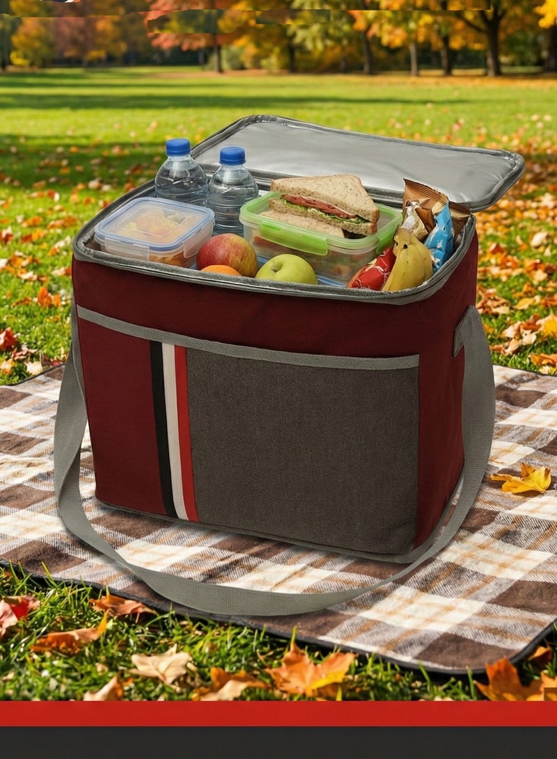 BASURRAH Canvas Bag Basket for Tea, Coffee and Dallah Thermos for Travel Beige Multicolor Random Selection - Image 5