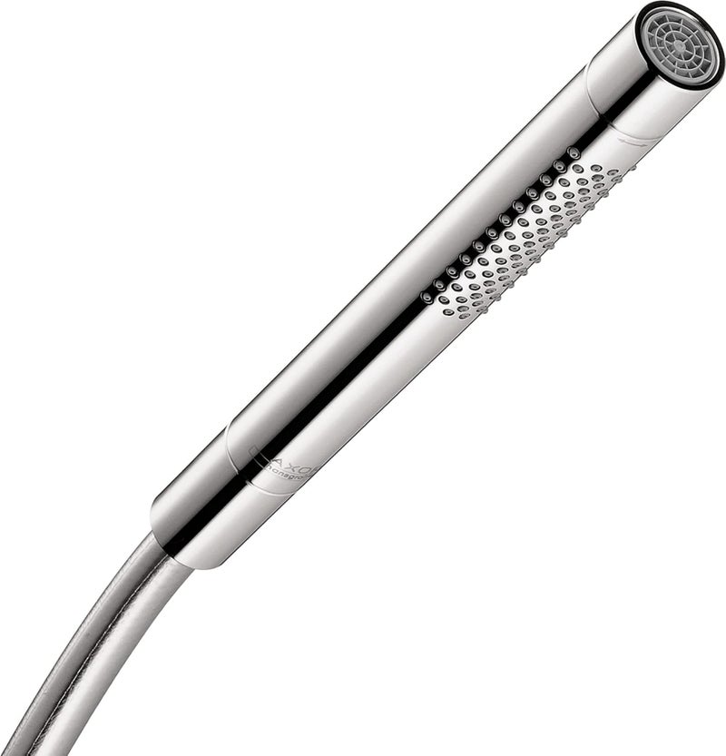 AXOR AXOR Starck 1inch Modern Handheld Shower Head 2Spray in Brushed Black Chrome 28532341 
