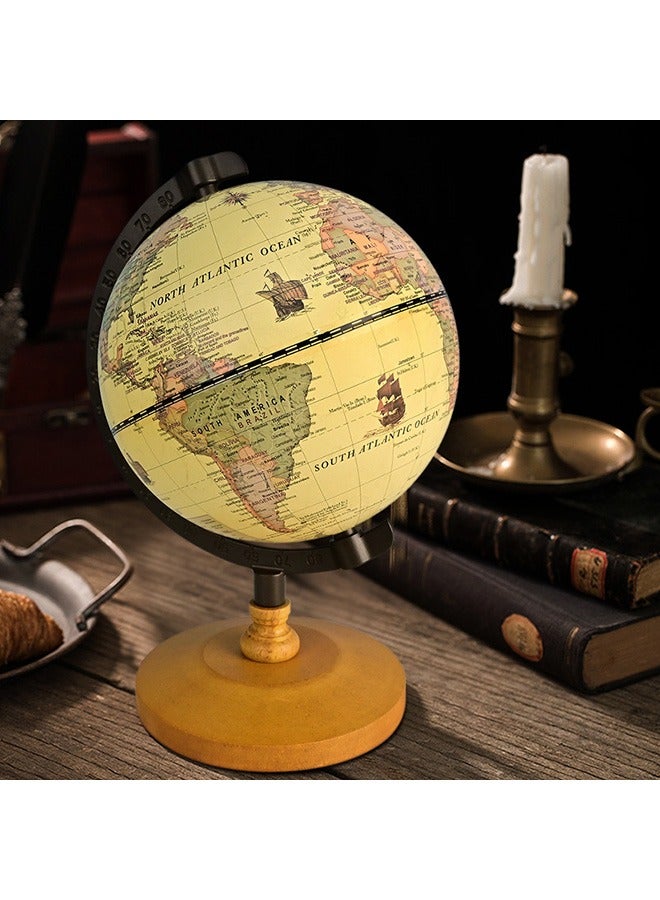 World Globe With Stand - Educational Learning Rotating Desktop Globe - Perfect For Kids - Image 2