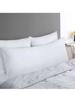 MAXQON 1-Piece Body Pillow Striped White, Long Pillow Soft Microfiber Anti Allergic&Anti-bacterial, Size(40x140CM)  - Image 3