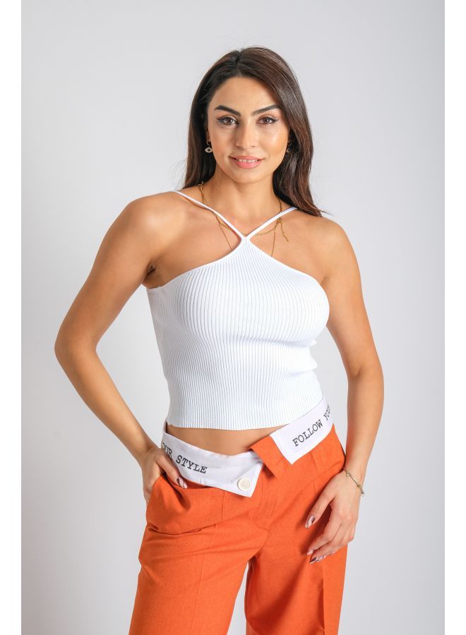 LONDONELLA Crop With Halterneck Style - Free Size - 100125 - Image 5