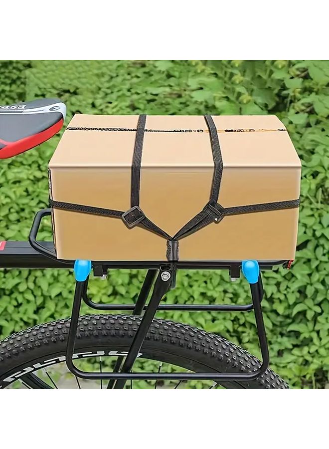 1pc Black 4 in 1 Multi Functional High Elasticity Adjustable Strap for Motorcycle Helmets E Bikes - Image 5