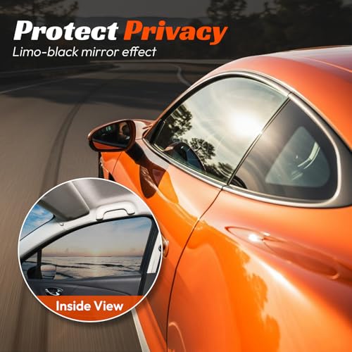 PAMAGOO Window Tint Car 20% VLT, 20" x10' Ceramic Window Roll for Privacy Sun & Glare Protection UV Heat Blocking, Scratch Resistant 5-Layer - Image 4