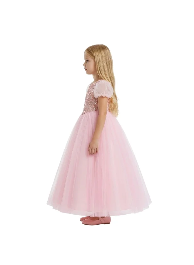 دىدانيالا ثوب الكرة للبنات زهري مع الترتر