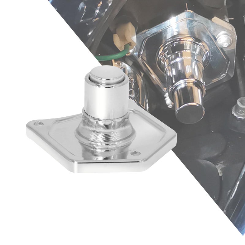 HDBUBALUS Motorcycle Solenoid Cover Push Button Starter Fit for Harley Dyna Street Bob Fat Bob Touring Electra Glide Street Glide 1991later
